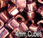 Toho Cubes 4 mm