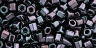 TH-08-0090 Metallic-Amethyst Gun Metal Hex 8/0 Toho