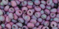 TM-03-1633F Opaque-Rainbow-Frosted Blackberry Magatama 3 mm Toho