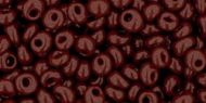 TM-03-0046 Opaque Oxblood Magatama 3 mm Toho