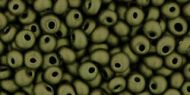 TM-03-0617 Matte-Color Dark Olive Magatama 3 mm Toho