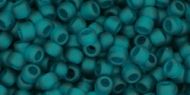 TR-08-0007BDF Transparent-Frosted Teal 8/0 Toho