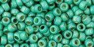 TR-06-PF0561F Permanent Finish - Matte Galvanized Green Teal 6/0 Toho