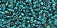 TR-11-0270 Inside-Color Crystal/Metallic Teal Lined 11/0 Toho