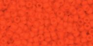 TR-11-0050F Opaque-Frosted Sunset Orange 11/0 Toho