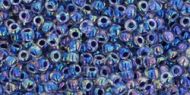TR-11-0774 Inside-Color Rainbow Crystal/Grape Lined 11/0 Toho