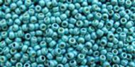 TR-11-PF0569F Permanent Finish - Matte Galvanized Turquoise 11/0 Toho