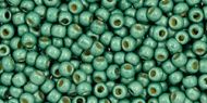 TR-11-PF0589F Permanent Finish - Matte Galvanized Jade Green 11/0 Toho