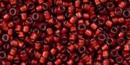 TT-01-0025CF Silver-Lined Frosted Ruby Treasure 11/0 Toho