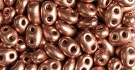 TWN-01770 Copper Satin Twin Beads Preciosa
