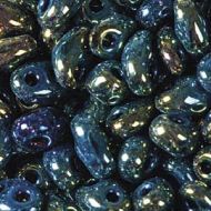 TWN-59155 Iris Teal Twin Beads Preciosa BULK 500 grams * WHOLESALE PRICE *