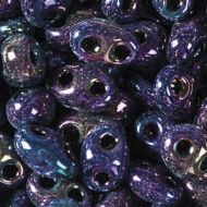 TWN-59195 Iris Dark Purple Twin Beads Preciosa - 20 grams