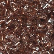TWN-68105 Crystal Copper-Lined Twin Beads Preciosa - 20 grams