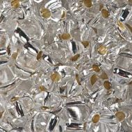 TWN-78102 Crystal Silver-Lined Twin Beads Preciosa - 20 grams