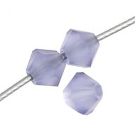 Tanzanite Matte 4 mm Bicone Preciosa - 50 x