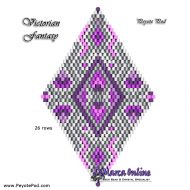 Tutorial 26 rows - Victorian Fantasy 3D Peyote Pod + Basic Tutorial (download link per e-mail)