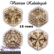 Tutorial 15 rows - Victorian Kaleidocycle + Basic Tutorial (download link per e-mail) - NEW format