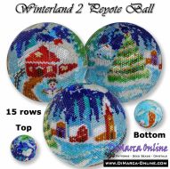 Tutorial 15 rows - Winterland 2 Peyote Ball incl. Basic Tutorial (download link per e-mail)