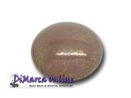 Cab25 Mordoré Mauve 25 mm Round Cabochon Glass Par Puca