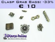 Grab Bag Clasps -33% Antique Bronze