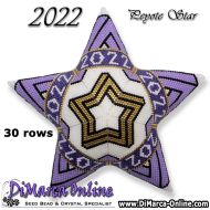 Tutorial 30 rows - 2022 3D Peyote Star + Basic Tutorial (download link per e-mail)