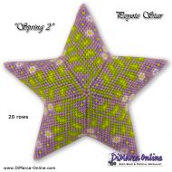 Tutorial 20 rows - Spring 2 - 3D Peyote Star + Basic Tutorial (download link per e-mail)