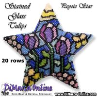 Kit Stained Glass Tulips - 3D Peyote Star