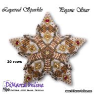 Kit Layered Sparkle - 3D Peyote Star