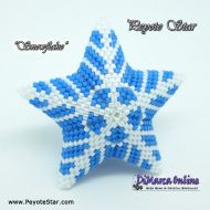 Tutorial 11 rows - Snow Flake 3D Peyote Star + Basic Tutorial Little 3D Peyote Star (download Link per e-mail)