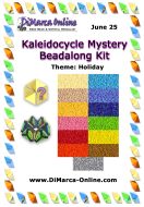 * Kaleidocycle Mystery Beadalong KIT * - June 2022 - Holiday Kaleidocycle 