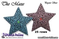 Tutorial 25 rows - Maze 3D Peyote Star + Basic Tutorial Little 3D Peyote Star (download link per e-mail)
